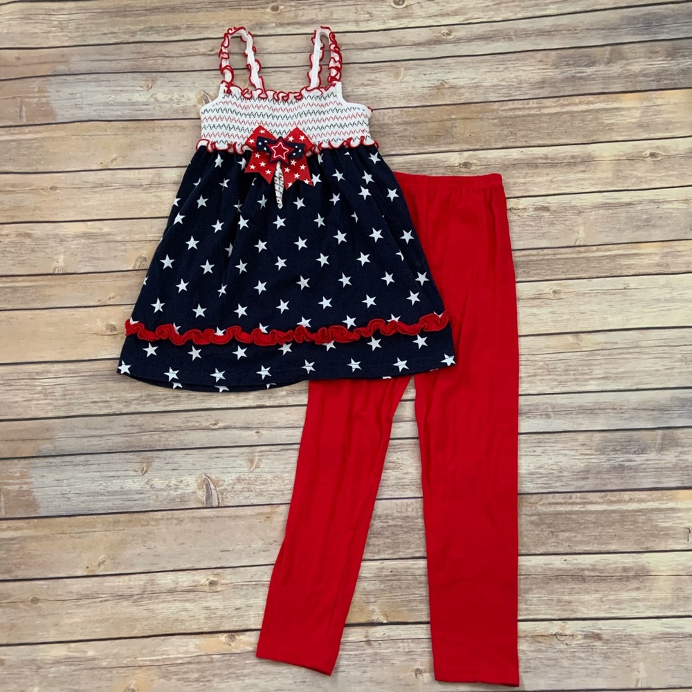 Good Lad 2pc Patriotic Outfit